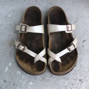 Birkenstock creamy iridescent